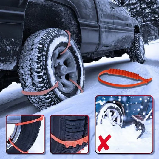 🔥2025 Winter Hot Sale🔥Universal Reusable Anti-skid PE Tire Chain
