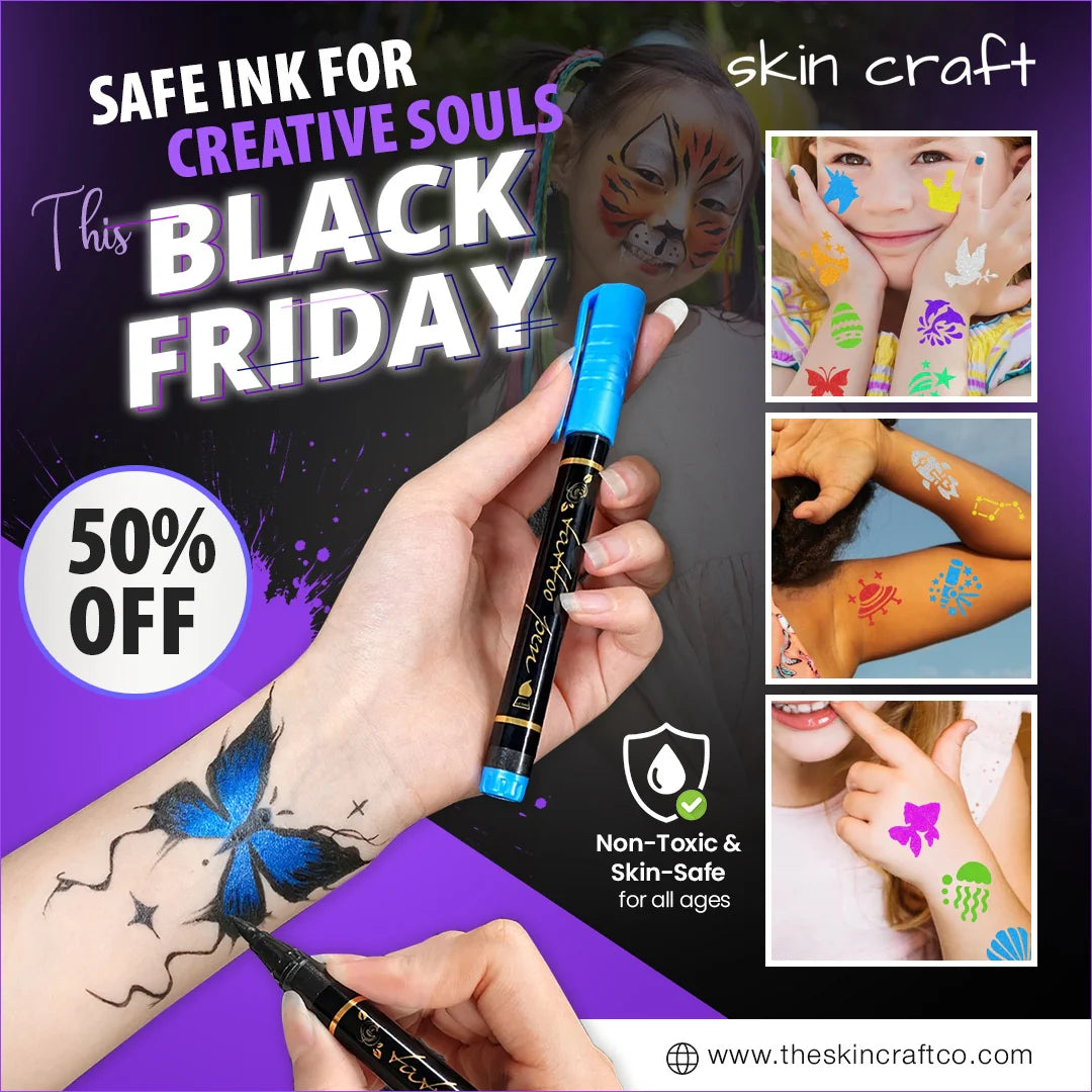 Final 3 Hours: 60%OFF🔥Safe Temporary Tattoo Pens