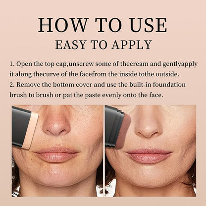 💥Black Friday 70%OFF🔥 Foundation Concealer Stick Dual-ended brush head for flawless skin