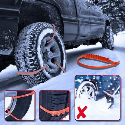 🔥2025 Winter Hot Sale🔥Universal Reusable Anti-skid PE Tire Chain