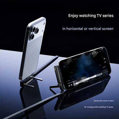 ⚡️240w super fast charging📱Invisible Holder Charger Cable with Stand