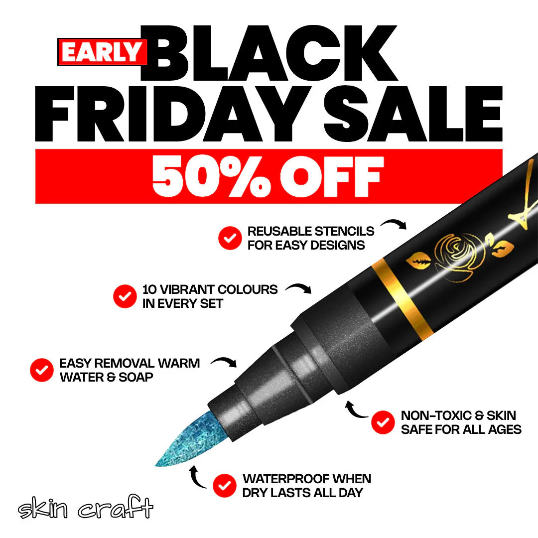 Final 3 Hours: 60%OFF🔥Safe Temporary Tattoo Pens