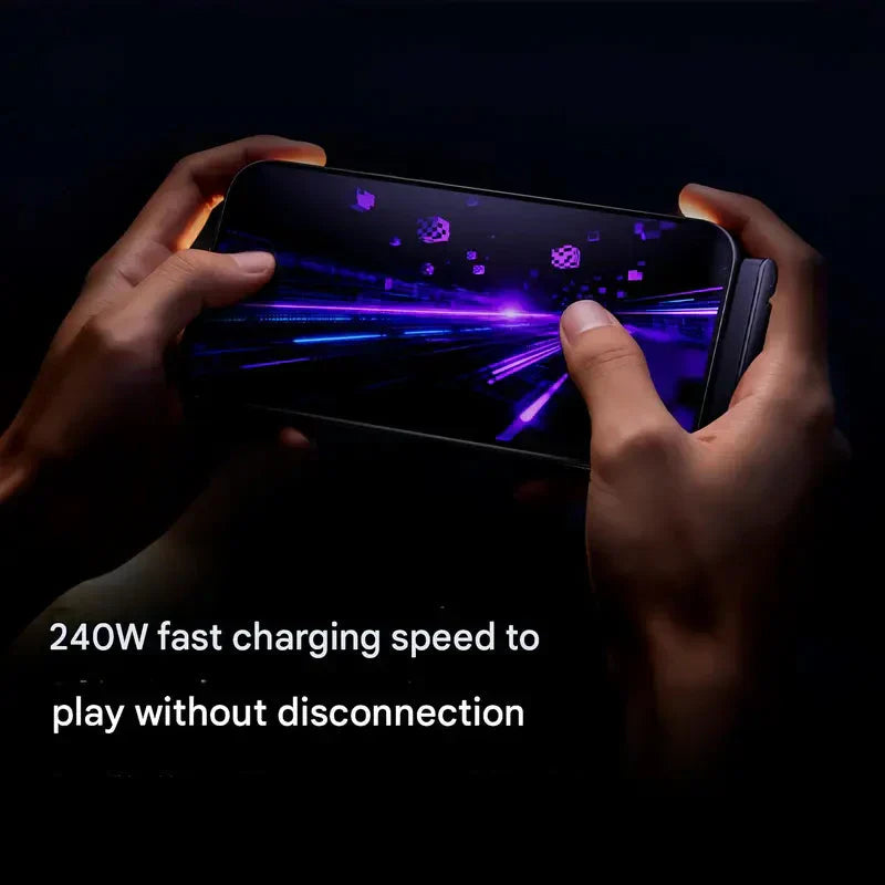 ⚡️240w super fast charging📱Invisible Holder Charger Cable with Stand