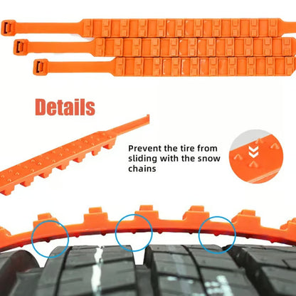 🔥2025 Winter Hot Sale🔥Universal Reusable Anti-skid PE Tire Chain