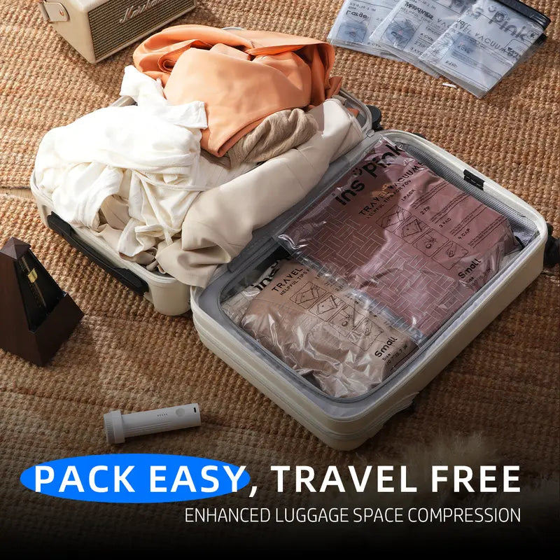 Travel Vacuum Bags: Compact, Clean, Ready to Go
