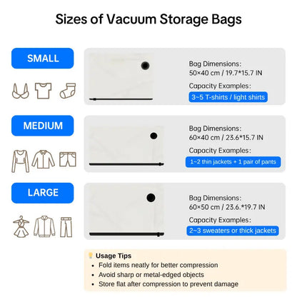 Travel Vacuum Bags: Compact, Clean, Ready to Go