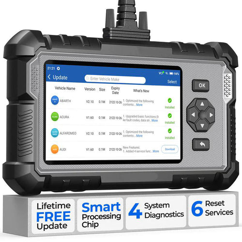 OBD2 Diagnostic Scanner with Reset Functions
