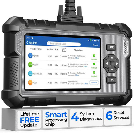 OBD2 Diagnostic Scanner with Reset Functions