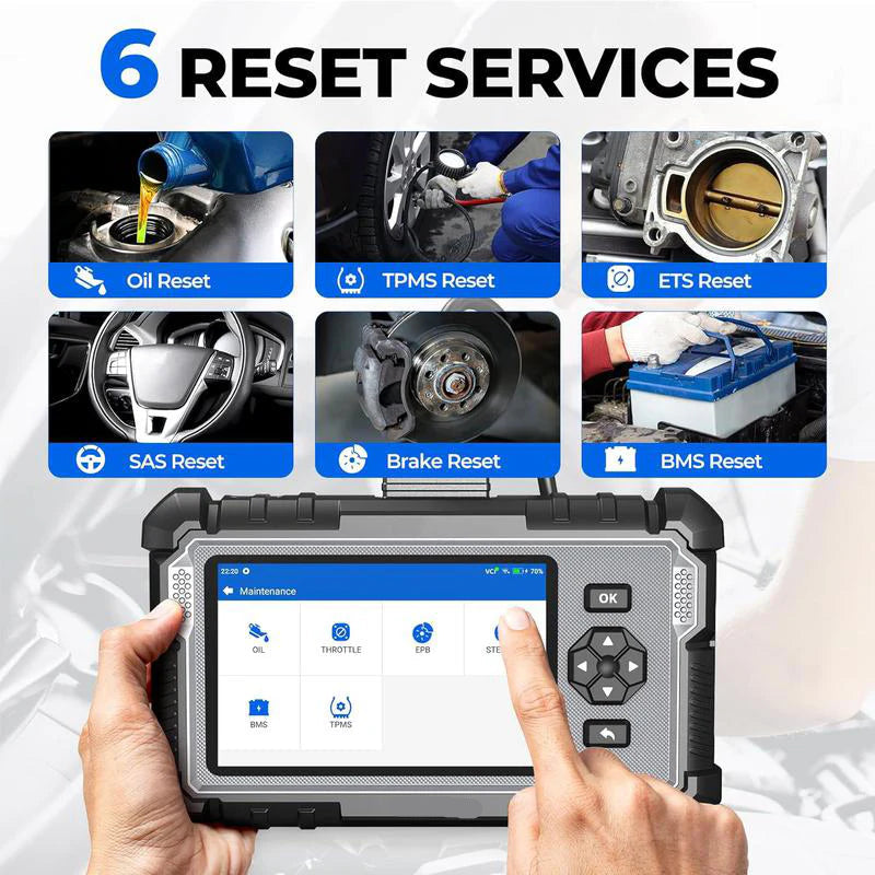 OBD2 Diagnostic Scanner with Reset Functions