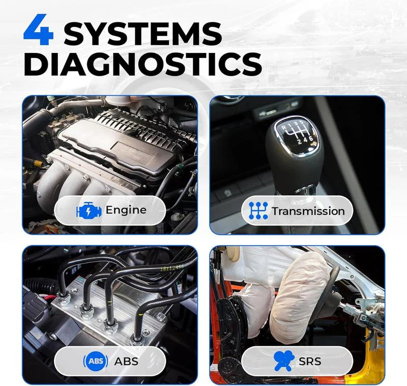OBD2 Diagnostic Scanner with Reset Functions