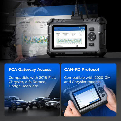 OBD2 Diagnostic Scanner with Reset Functions
