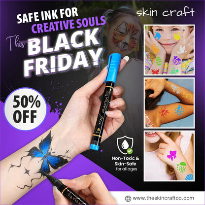 Final 3 Hours: 60%OFF🔥Safe Temporary Tattoo Pens