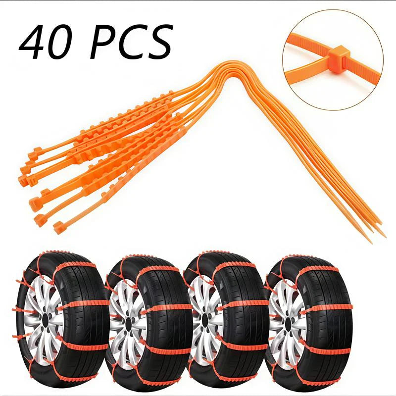 🔥2025 Winter Hot Sale🔥Universal Reusable Anti-skid PE Tire Chain